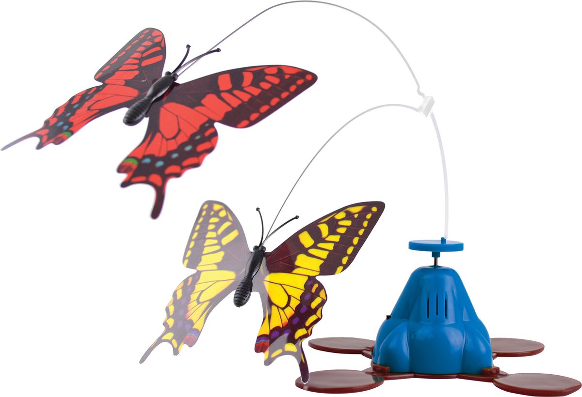 whirling wiggler - kattenspeelgoed - vlinder