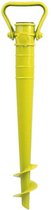 Parasolharing - geel - kunststof - D22-32 mm x H38 cm