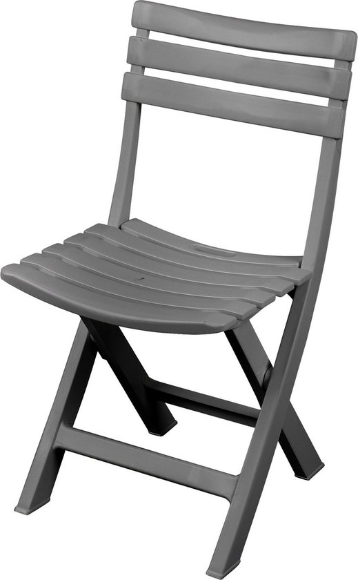 Sunnydays Chaise pliante pour extérieur/intérieur - 2x - gris foncé - 41 x  79 cm -... | bol