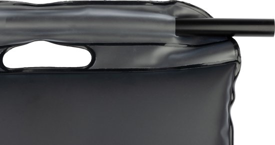 Abbey Camp - Solar Camping Douche - 20 Liter - Incl Thermometer - Zwart van Abbey Camp — afbeelding 2