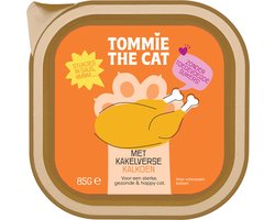 Tommie the Cat - kattenvoer natvoer - stukjes in saus met kalkoen - voordeel verpakking - 32 stuks - 85 gram per stuk - zonder suiker en graanvrij
