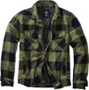 Brandit Lumberjacket Zwart-Olijf Vest Heren