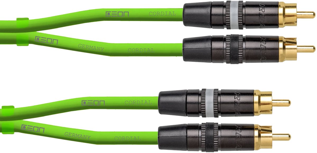 Cordial CEON DJ RCA 0.6 G Cinchkabel 0,6 m - Audio kabel