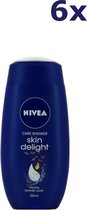 6x Nivea Douchegel – Skin Delight Relaxing Lavendel 250 ml
