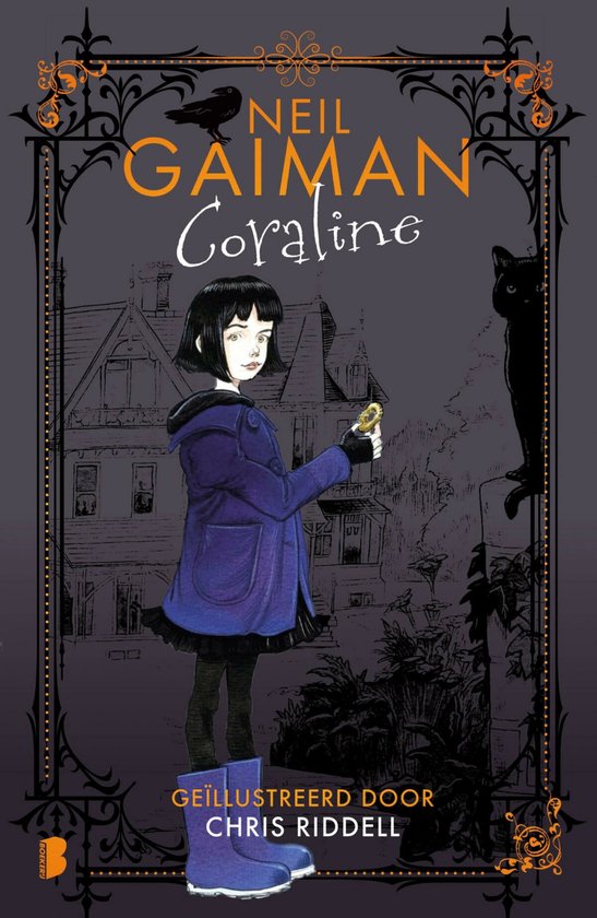 Boek: Coraline, geschreven door Neil Gaiman