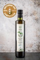 ELEO Extra Virgin Olijfolie - 0,75 liter - 100% Griekse Koroneiki olijven - Herkomst Amaliade - Superieure kwaliteit - Eerste koude persing - Rijk aan antioxidanten - Bronzen medaille winnaar