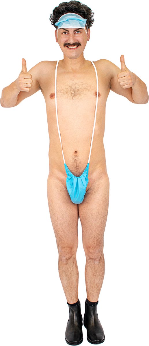 CARNIVAL TOYS - Blauwe mankini voor heren