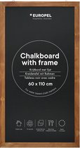 Europel krijtbord - houten lijst – muurdecoratie – tekenbord - 60x110cm