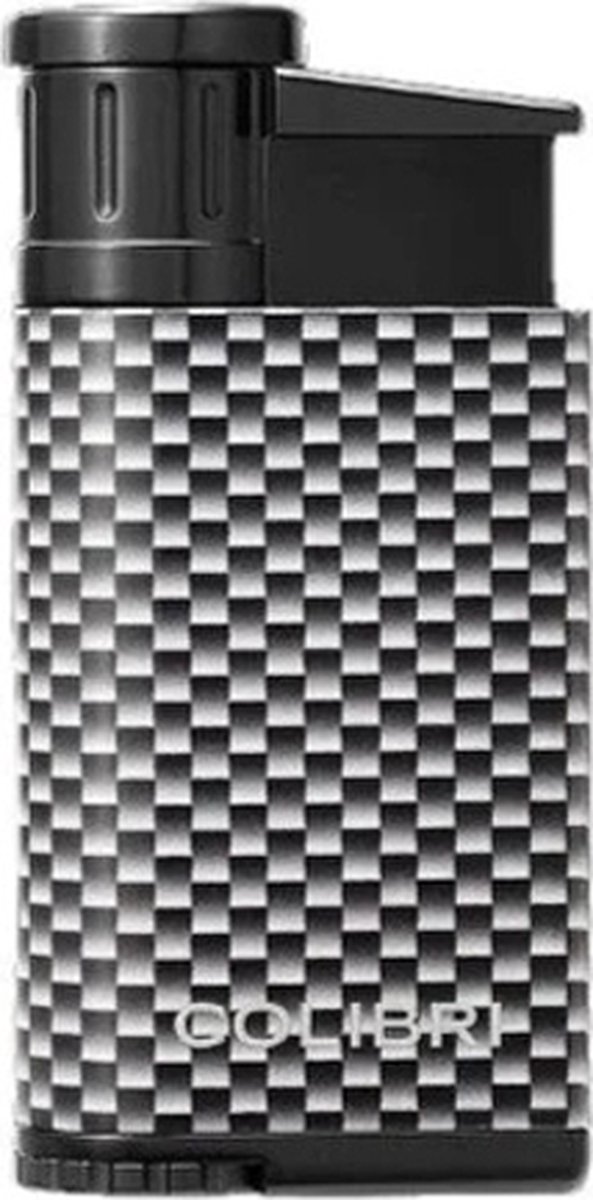 Goedkoopste Colibri Aansteker Evo Carbon Fiber White Silver