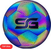 Lichtgevende Voetbal – Reflecterend – Holografisch – Voor kinderen en volwassenen – Wit/Roze/Zwart/Blauw/Geel/Paars