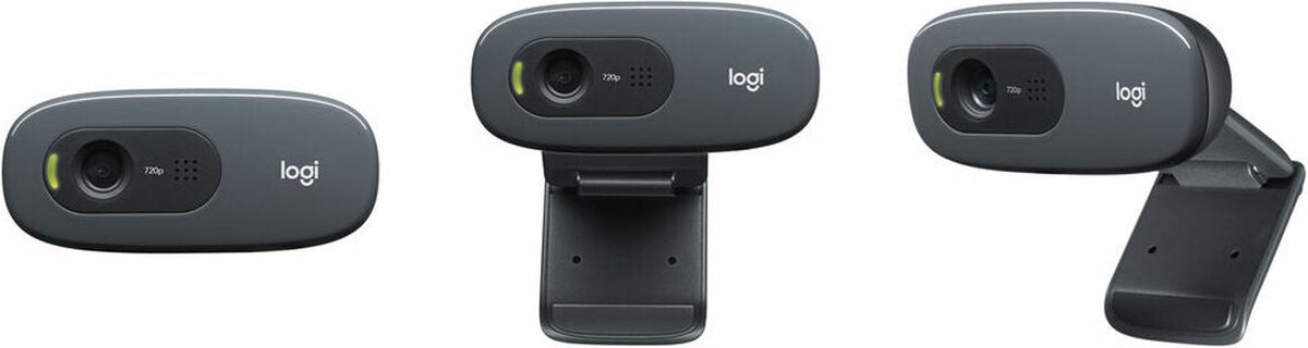 Logitech C270 - 720p HD Webcam - 3MP - Grijs | bol.com