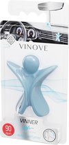 Vinove – Autoparfum – Car Airfreshner - Vinner Prestige Wood Oslo Polymeer Lichtblauw