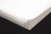 Damai- Hoeslaken voor Topmatras- Satijn- 180x200- White tot matrashoogte 8 cm