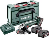 Meuleuse d'angle sans fil Metabo W 18 L 9-125 602249960 125 mm 18 V 4,0 Ah