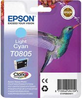 Epson T0805 - Inktcartridge / Licht Cyaan