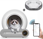 Oneiro's Luxe Zelfreinigende Kattenbak PRO® - 65L + 9L - Automatische Kattenbak - Met App en Touchscreen - Stille, geurloze kattenbak met zelfreinigend systeem - Met App en Touchscreen