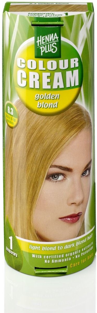Hennaplus Colour Cream 8.3 Golden Blond 60ML