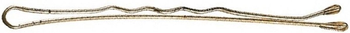 Comair Hair Clips Pretty Fashion, 5 Cm Gold 24 Pcs