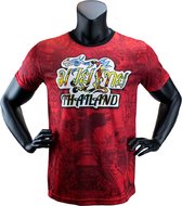 Super Pro Thai Dry Gear - Polyester - T-Shirt Pattaya Rood - XXL