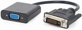 Adaptateur de câble vidéo noir Gembird A-DVID-VGAF-01 0,2 m DVI-D VGA (D-Sub)