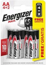 Batteries Max Power Energizer LR06 AA (6 uds)