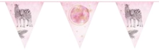 Guirlande bébé safari rose (6 mètres)