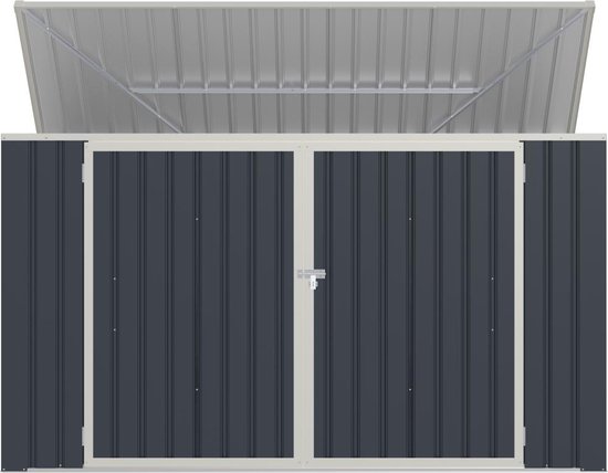 vidaXL Tuin Bloempot Zilver 30 x 30 x 20 cm Gegalvaniseerd staal