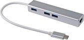 Adapter USB-C-> RJ45(1GB) 10/100/1000+3xUSB3.0 0.15m s