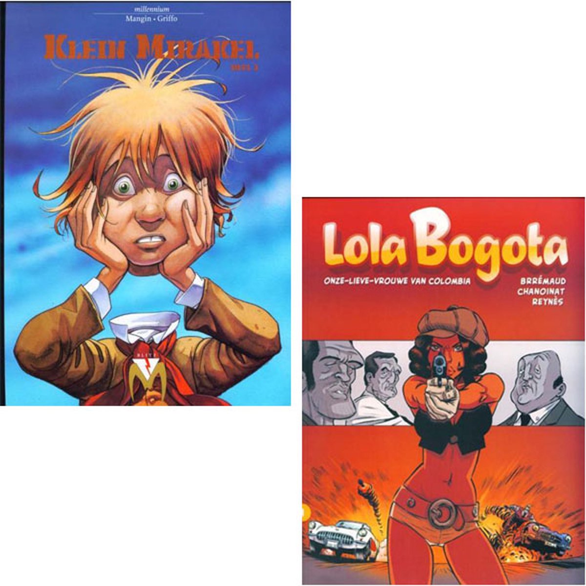 Strippakket Klein Mirakel/Lola Bogota (2 Stripboeken)