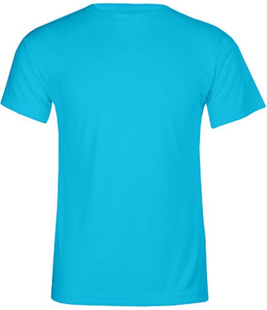 Herensportshirt 'Performance T' met korte mouwen Atomic Blue - 4XL