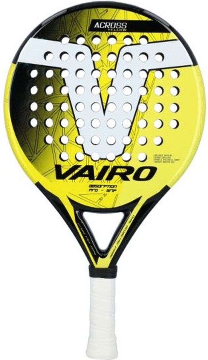Vairo Cross Yellow (Sand Finish) Padel Racket