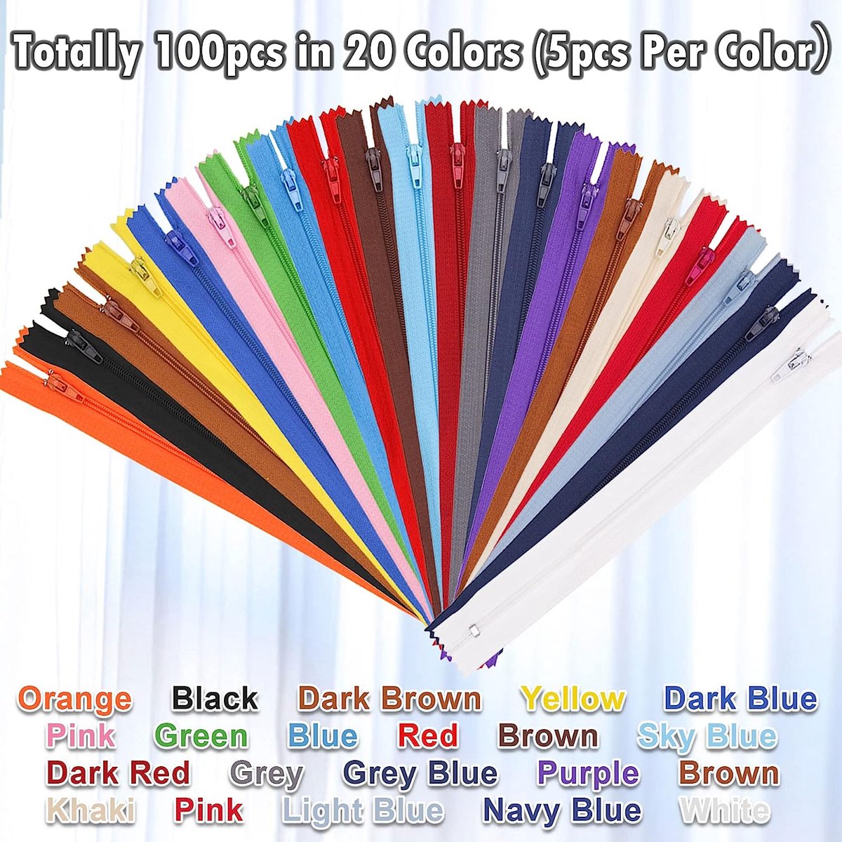 ritssluitingen - Rits_100Pcs