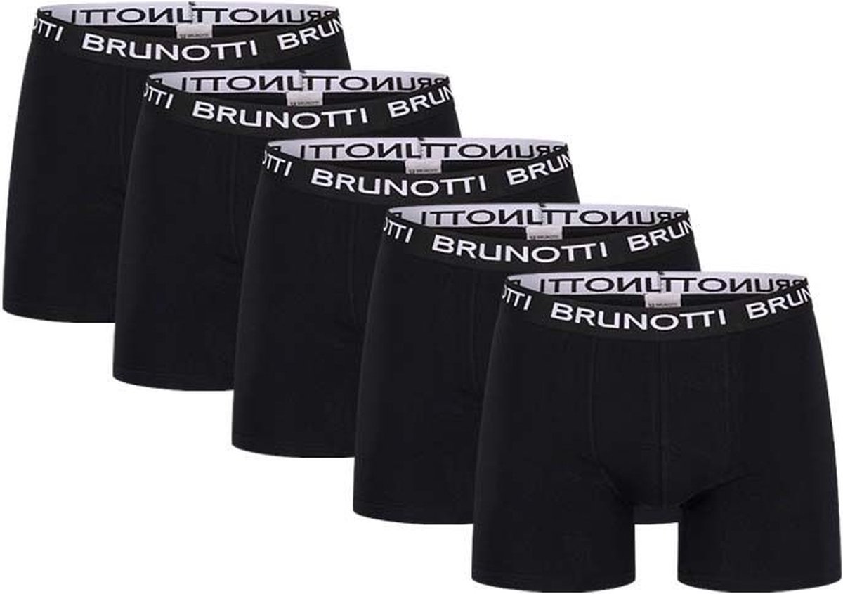 Brunotti Boxershorts Heren Boxers Zwart 5 pack Maat M bol