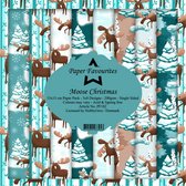 Paper Favourites Moose Christmas 6x6 Inch Paper Pack (PF182)