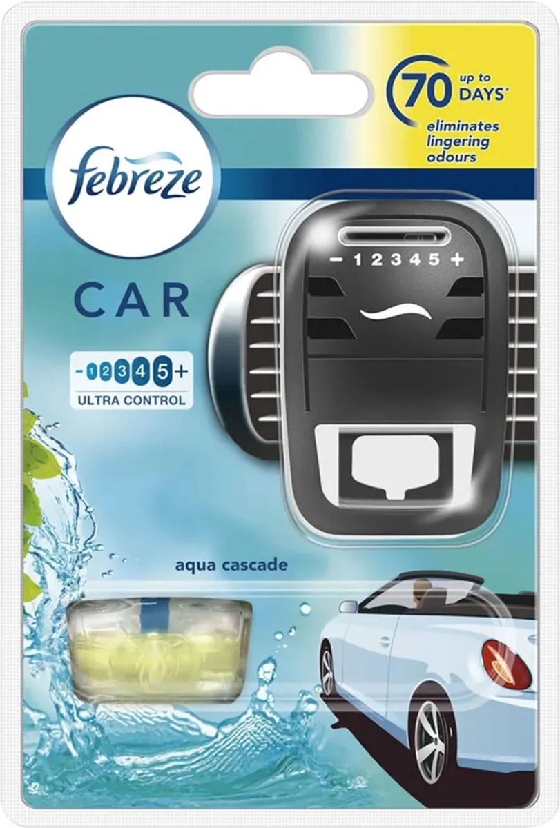 Febreze (Ambi Pur) Auto luchtverfrisser - Waterval van frisheid - Tot 70 dagen