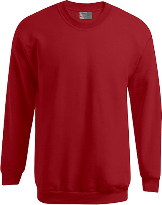 Men's Sweater 'New 100' met ronde hals Fire Red - 4XL