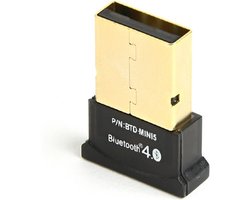 Gembird Bluetooth mini USB Adapter - USB 2.0 - BT 4.0 - Zwart