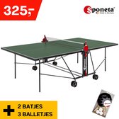 Lot de table de ping-pong Sponeta® S1-42i - Y compris raquettes + balles - Pliable - Mobile - Y compris 2 porte-raquettes de ping-pong et filet de ping-pong - Haute qualité - Table d'intérieur - Garantie 3 ans - LxlxH 274x152,5x76cm