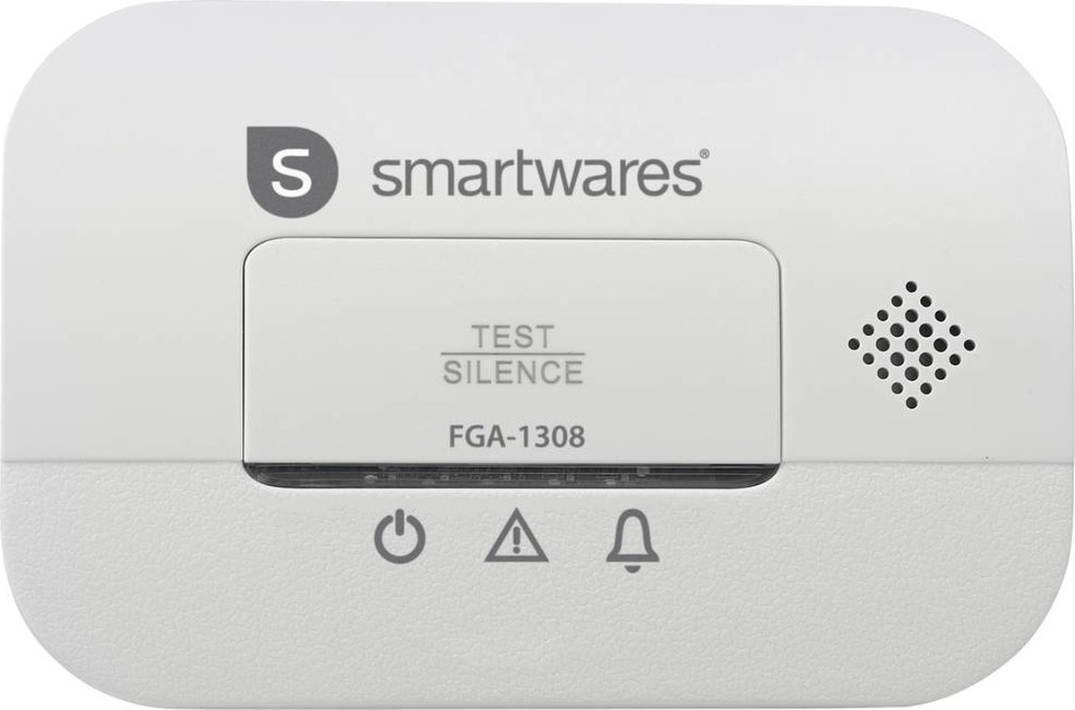 Smartwares FGA-13081 Koolmonoxidemelder - CO melder - 10 jaar levensduur -  BSI