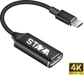 USB C naar HDMI Adapter - Ondersteunt 4K @30Hz - Converter - Type C to HDMI - Thunderbolt 3 - Zwart - Staza