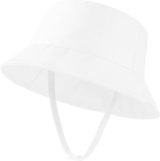Chapeau de Soleil Bébé - Taille 48 à 50 Chapeau de Plage Enfant - Wit