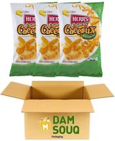 Damsouq® Multipak Herr's Chips Cheestix Jalapeno Cheese 3x 227Gram Amerikaanse Chips