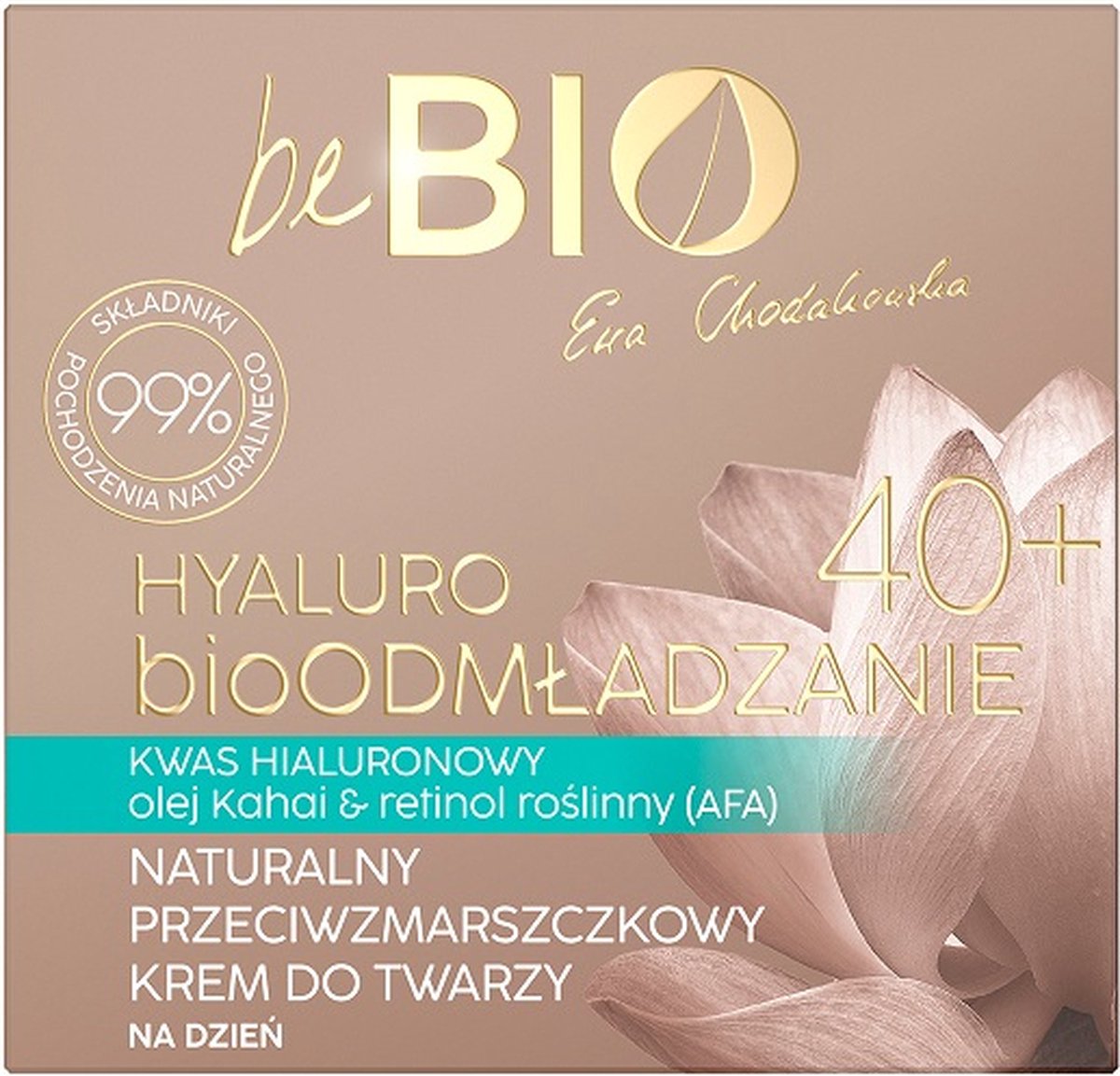 Hyaluro bio rejuvenation 40+ natuurlijke dagcrème 50ml
