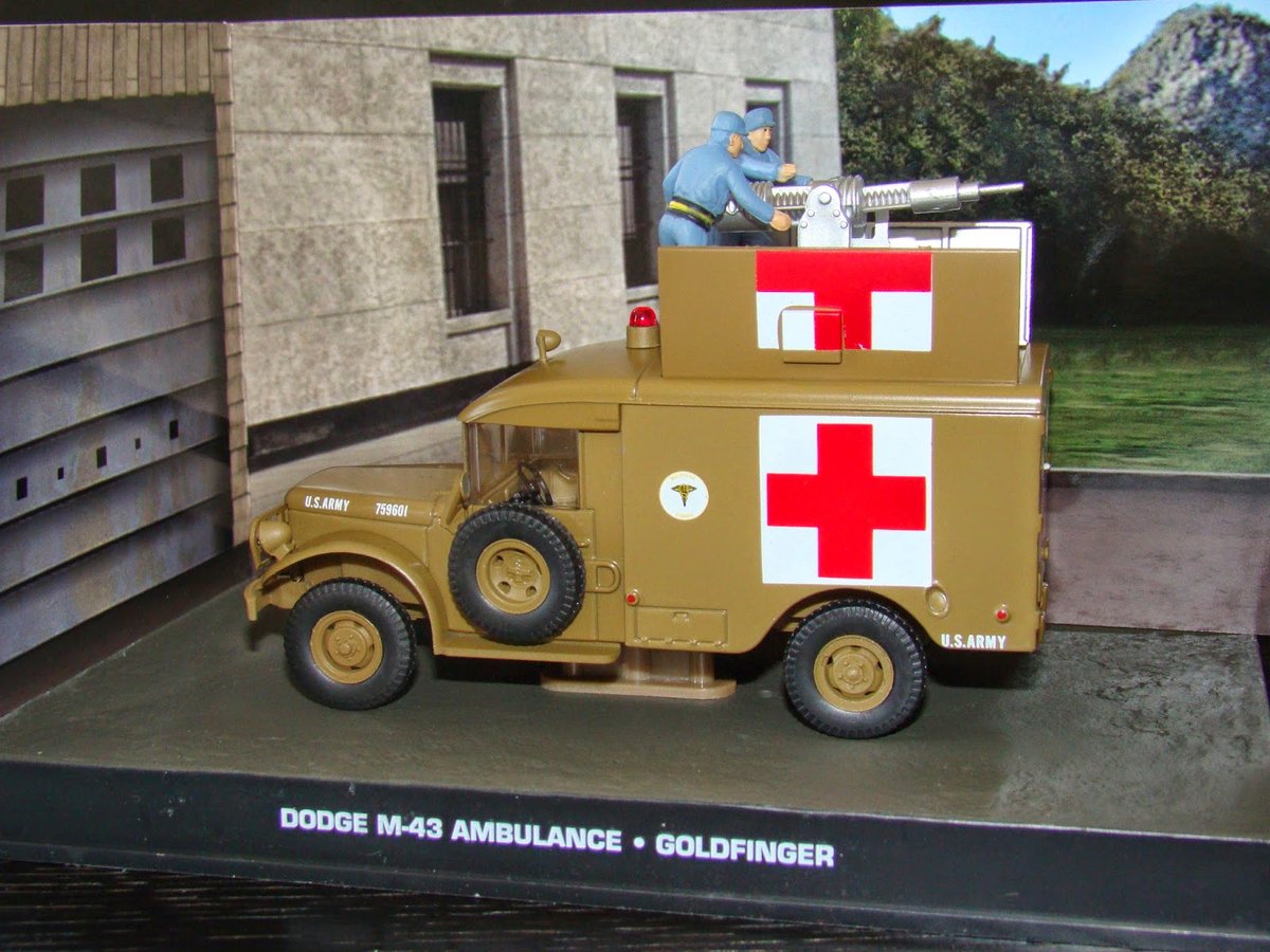 DODGE M-43 AMBULANCE JAMES BOND “GOLDFINGER” 1-43