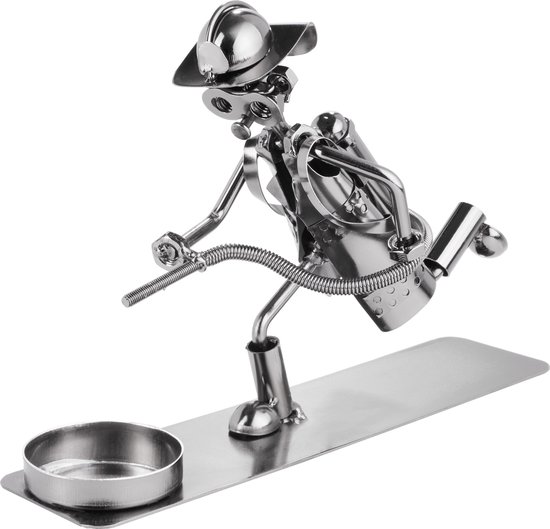 BRUBAKER Homme Vis Maçon - Figurine Métal Fait Main Pour Maçons Et Artisans