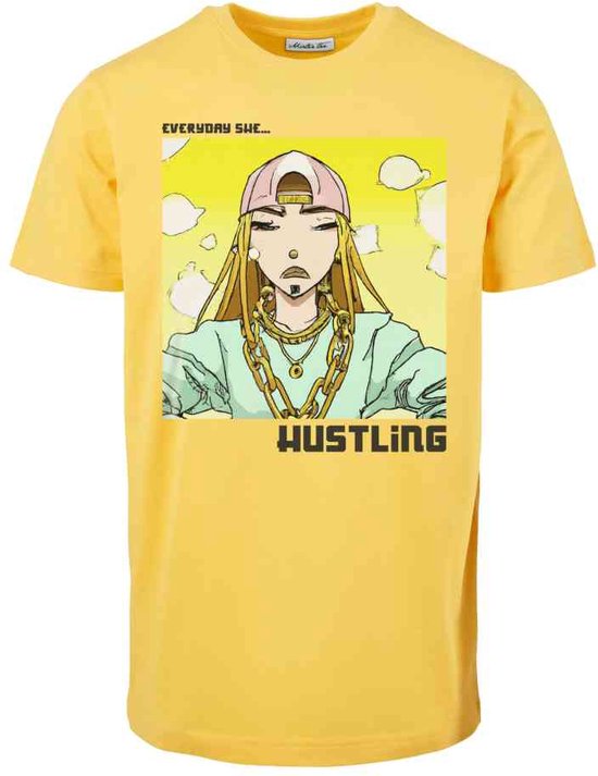 Mister Tee - Everyday She Hustling Heren T-shirt - Geel