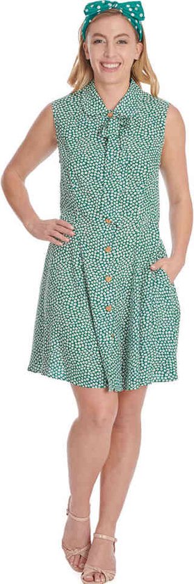 Banned - Nature Green Korte jurk - L - Groen