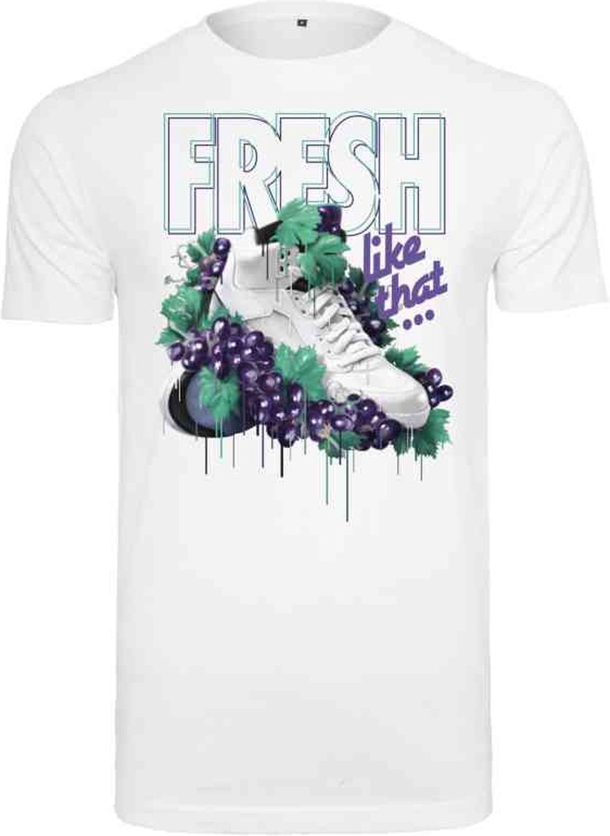 Mister Tee Fresh Like That Heren T-shirt XS Wit