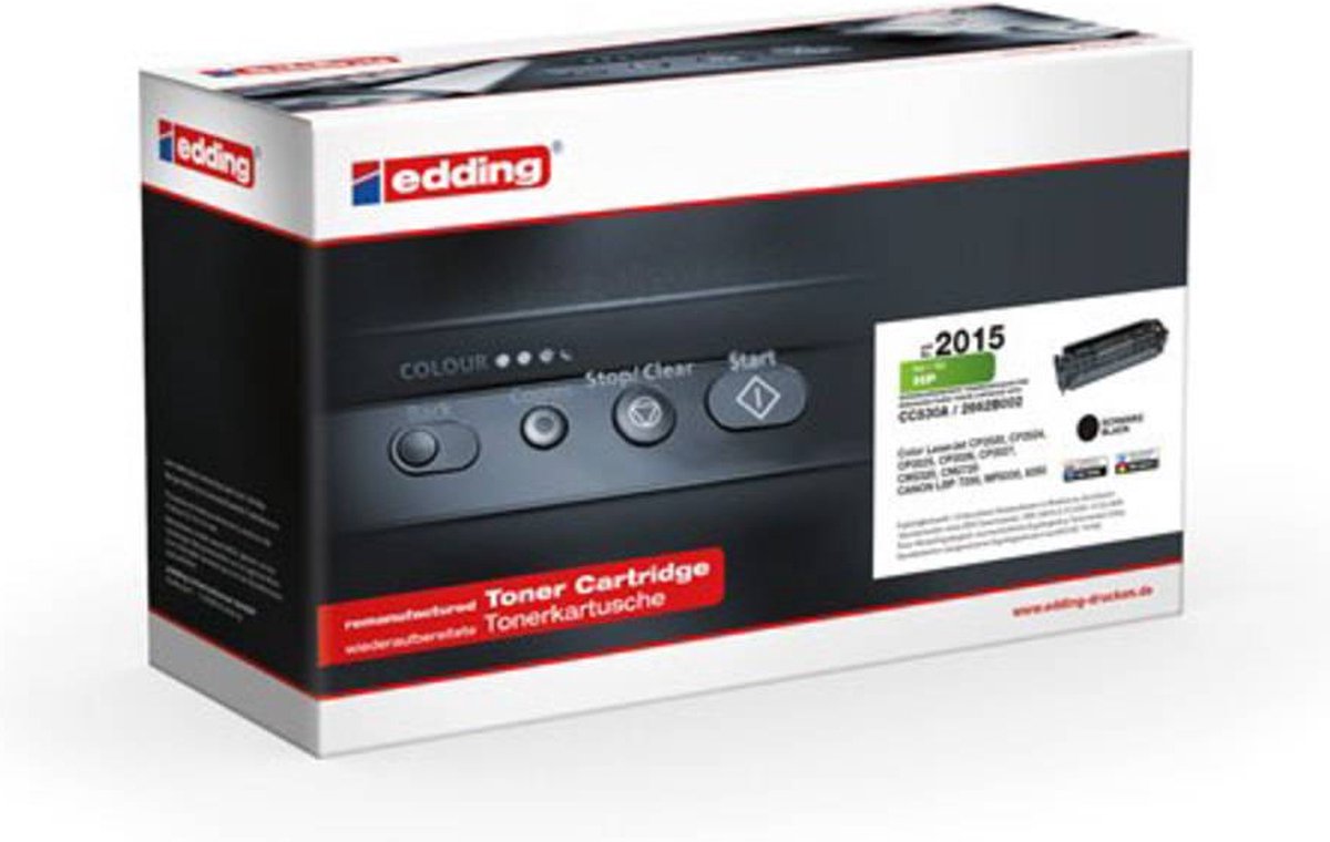 Edding Inktcartridge vervangt Canon PGI-1500BK XL, PGI-1500C XL, PGI-1500M XL, PGI-1500Y XL Compatibel Combipack Zwart,