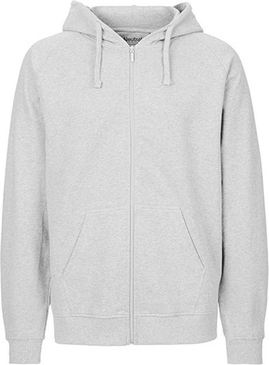 Fairtrade Men’s Zip Hoodie met capuchon Ash Zwart
